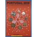 2019 - PORTUGAL - EUROS - BLISTER - PAJARO Y FLORES - 8 MONEDAS