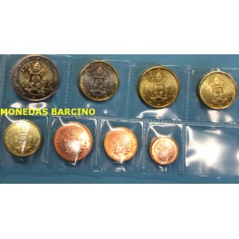 2018 - VATICANO -  EUROS - COLECCION - 8 MONEDAS 