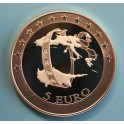2008 - CHIPRE - 5  EUROS - EUROPA- PLATA