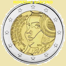 2015 - FRANCIA - 2 EUROS - FIESTA FEDERACION