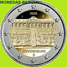 2020 -  ALEMANIA - 2 EUROS   - BRANDENBURG - DEUTSCHLAND 