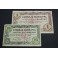 1937 -  BINEFAR  - HUESCA - 25 CENTIMOS - 1 PESETA  - BILLETE PAPEL MONEDA-monedasbarcino