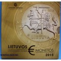 2015- LITUANIA - EUROS - 8  MONEDAS - LIETUVA -  BLISTER-monedasbarciino
