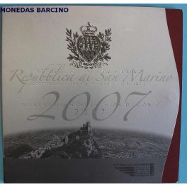 2007 - SAN MARINO - EUROS - LIBERTAS - 9 MONEDAS - BLISTER