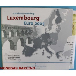 2005 - LUXEMBURGO - EUROS -  ADOLPHE - HENRI - 9 MONEDAS -