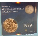 1999 -  ESPAÑA -  PESETAS - 8 MONEDAS - CARTERITA-monedasbaricno
