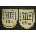 1937 - BARCELONA - INDUSTRIAL GASTRONOMICA - 10-25 CENTIMOS -BILLETE PAPEL MONEDA
