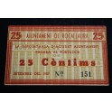 1937 -ROCALLAURA - 25 CENTIMOS - BILLETE PAPEL MONEDA-monedasbarcino