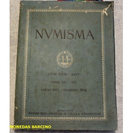 1973- LIBRO SEMINUEVO - NUMISMA - MADRID- ESTUDIOS NUMISMATICOS