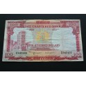 1970-1975 HONG KONG -100 DOLLARS- CHARTERED BANK- BILLETE BANKNOTE 
