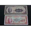1960-1964 TAIWAN- 10-50 YUAN- CHINA - BILLETE- 2 BANKNOTE 