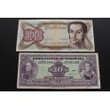 1976-1977 VENEZUELA -10-100  BOLIVARES - CARACAS - BILLETE - BANKNOTE