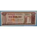 1983 - GUYANA - 10 DOLARES - BILLETE - BANKNOTE