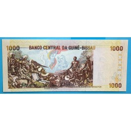 1993 - GUINEA-BISSAU - 1000 PESOS - BILLETE - BANKNOTE