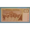 1990 - ESLOVENIA - 2 TOLAR - SLOVENIJA - BILLETE - BANKNOTE - 