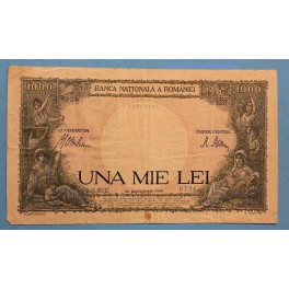 1941 RUMANIA  - ROMANIA - 1000 LEI - BILLETE -BANKNOTE