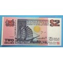 1992 - SINGAPUR- 2 DOLLARS - BILLETE - BANKNOTE