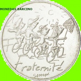 2014 - FRANCIA - 10 EUROS - FRATERNITE - PLATA