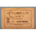 MOTRIIL - GRANADA - 5 CENTIMOS -  BILLETE PAPEL MONEDA