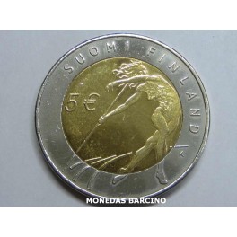 2005 - ATLETISMO - 5 EUROS - FINLANDIA - BIMETALICA