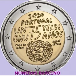 2020 - ONU  - 2 EUROS - PORTUGAL
