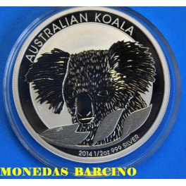 2014- AUSTRALIA - 1/2 ONZA - KOALA