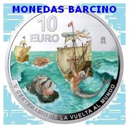 2020  - VUELTA AL MUNDO - 10  EUROS- ESPAÑA - PLATA