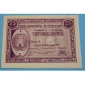 1937 - COCENTAINA - 25 CENTIMOS - BILLETE PAPEL MONEDA ALICANTE