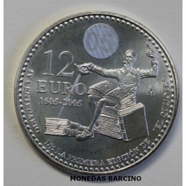 2005 - QUIJOTE - 12 EUROS - ESPAÑA - PLATA 