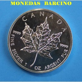 2004 - CANADA -1 ONZA - 5  DOLLAR - HOJA ARCE