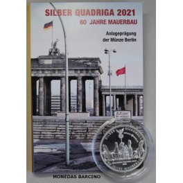 2021- QUADRIGA - 1/2 ONZA - ALEMANIA BERLIN