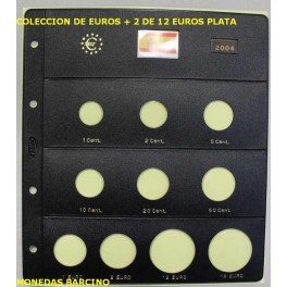 2004 - PARDO - HOJA - ESPAÑA -EUROS 10 espac