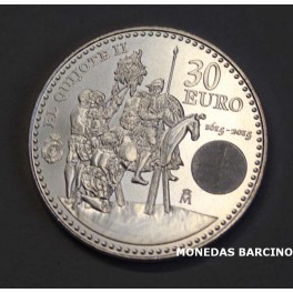 2015 - QUIJOTE - 30 EUROS - ESPAÑA -  PLATA 