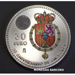 2018 - 50 A&Ntilde;OS  REY - 30 EUROS -  ESPA&Ntilde;A -  PLATA
