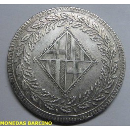 1809 - BARCELONA - 5 PESETA - NAPOLEON -plata