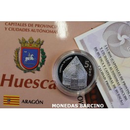 2010 - HUESCA - 5 EUROS - ESPAÑA- PLATA