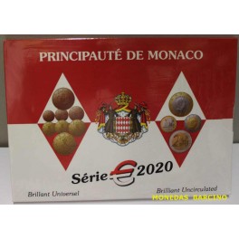 2020 - MONACO - EUROS - 8 MONEDAS - BLISTER