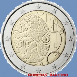 2010 - 150 AÑOS MONEDA - 2 EUROS - FINLANDIA