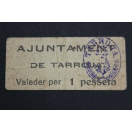 1937 - TARROJA- 1 PESETA - LLEIDA- LERIDA 