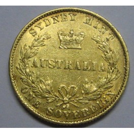 1862 - AUSTRALIA - SIDNEY MINT- VICTORIA- SOVEREIGN