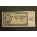 1936  ESPAÑA - 25 PESETA -BURGOS - BILLETE ESTADO ESPAÑOL