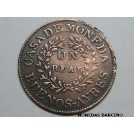 1840 - BUENOS AIRES - 1 REAL - ARGENTINA 