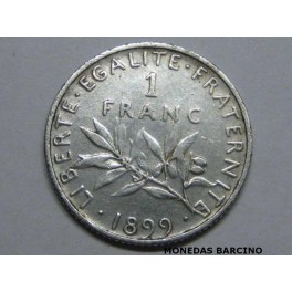 1899 - SEMEUSE- 1 FRANCS- FRANCIA