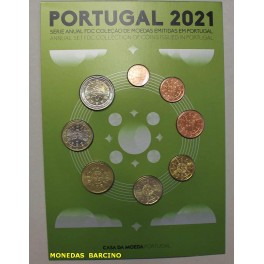 2021 - PORTUGAL - EUROS - BLISTER - 8 MONEDAS