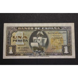 1940 - 4 SEPTIEMBRE - 1 PESETA - SANTA MARIA -