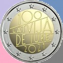 2021 - IURE - 2 EUROS - LETONIA 