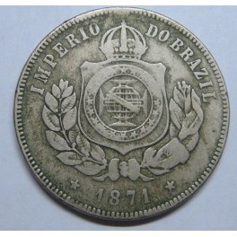 1871 - DECRETO - 200 REIS  - BRASIL