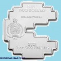2021 - PAC MAN - 2 DOLLARS -  NIUE - ONZA