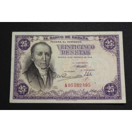 1946-serie-a-25-pesetas-florez-estrada-banco-españa