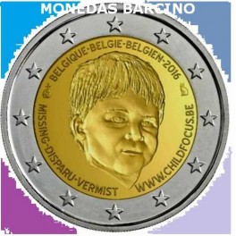 2016 - BELGICA - 2  EUROS - NIÑOS - CHILDPOCUS - CONMEMORATIVA